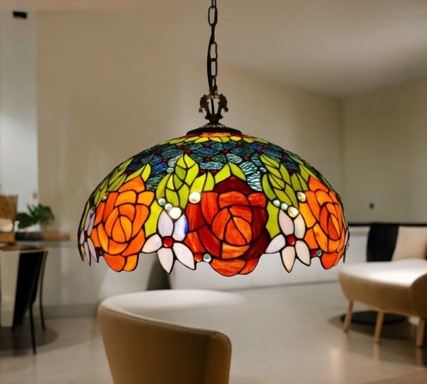 Tiffany Pendant Lamp 40cm shade (16113C)