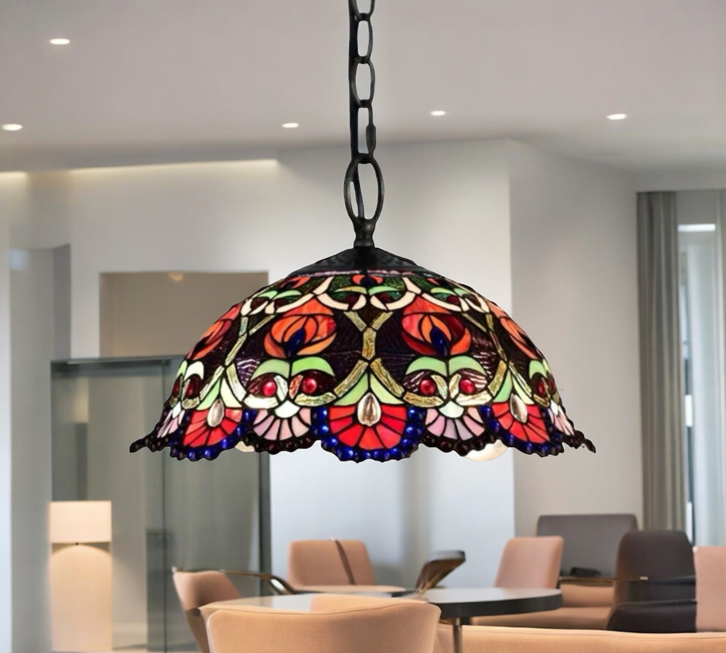 Tiffany Pendant Lamp 40cm shade (16086C)