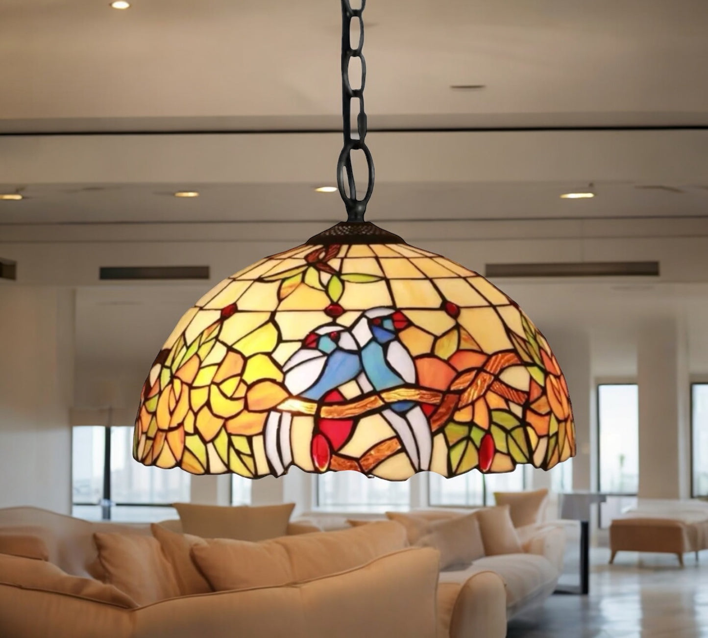 Tiffany Pendant Lamp 40cm shade (16056C)