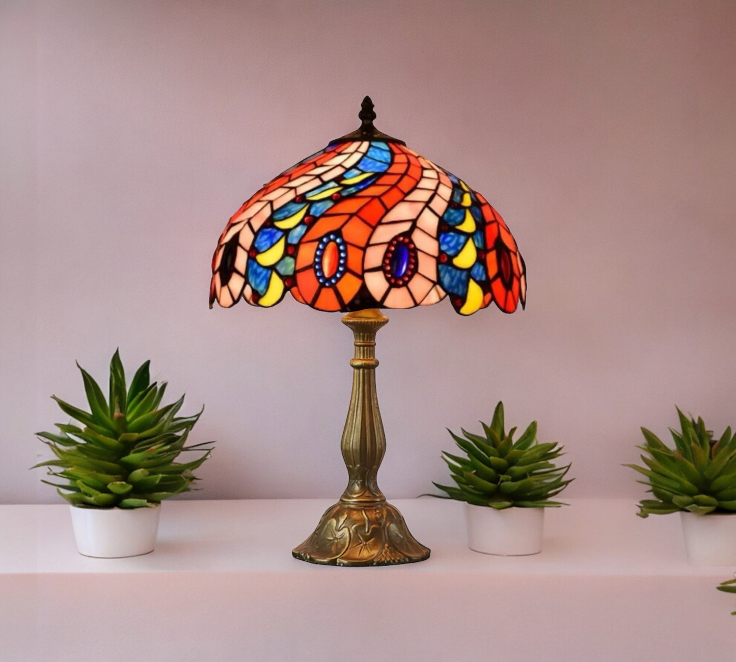 Tiffany Table Lamp (12705)