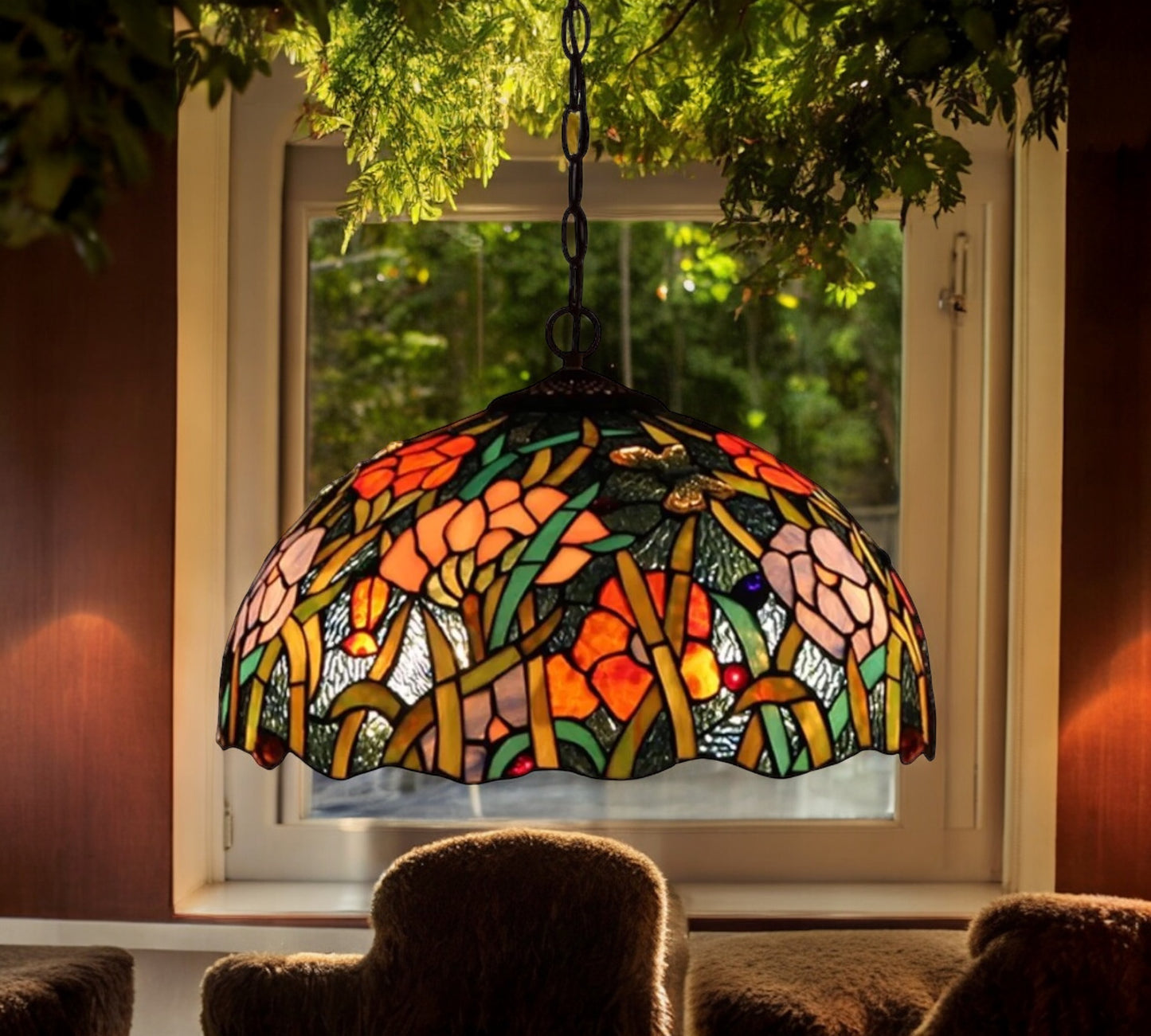 Tiffany Pendant Lamp 40cm shade (16073C)