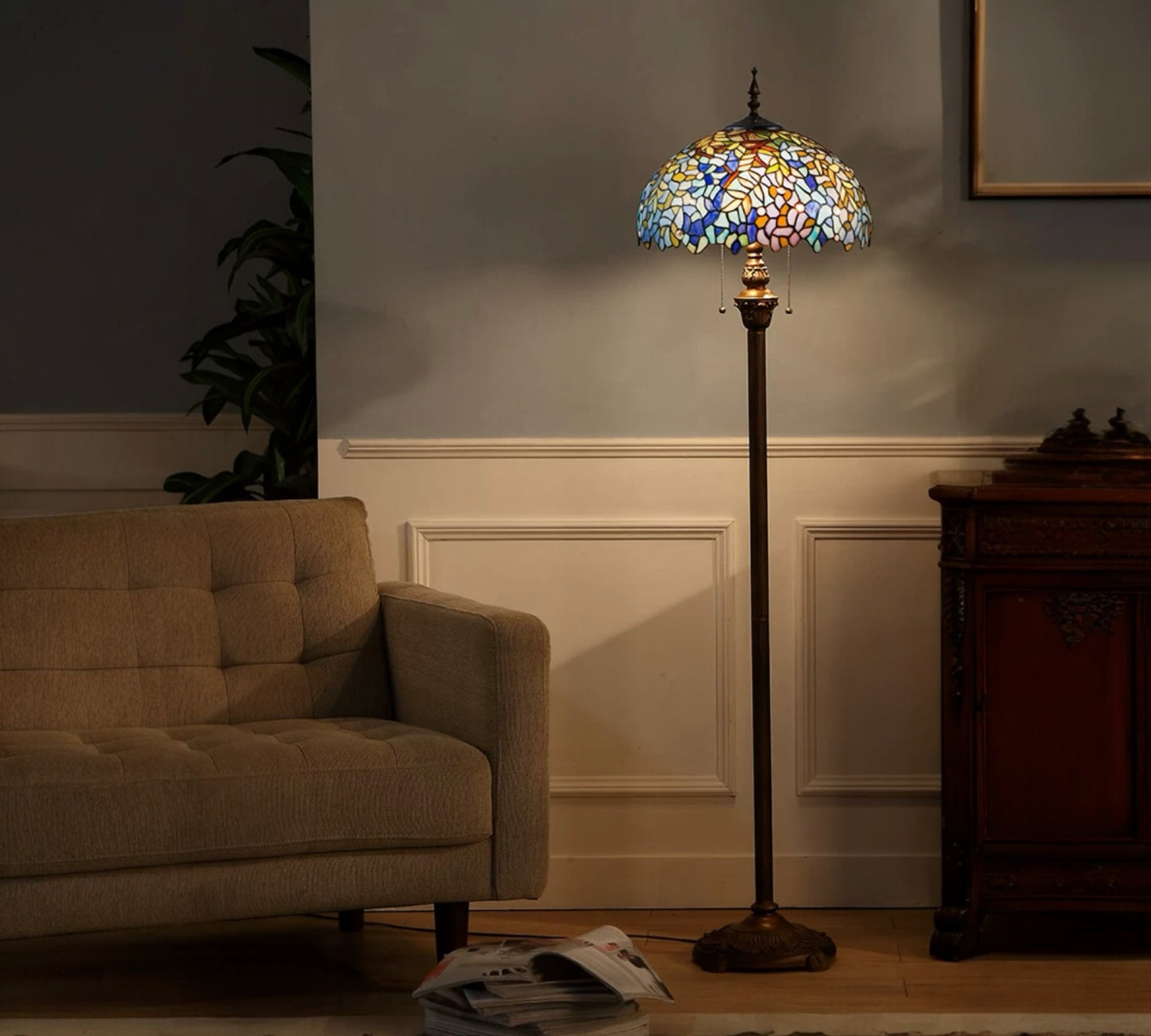 Tiffany Floor Lamp (16038)