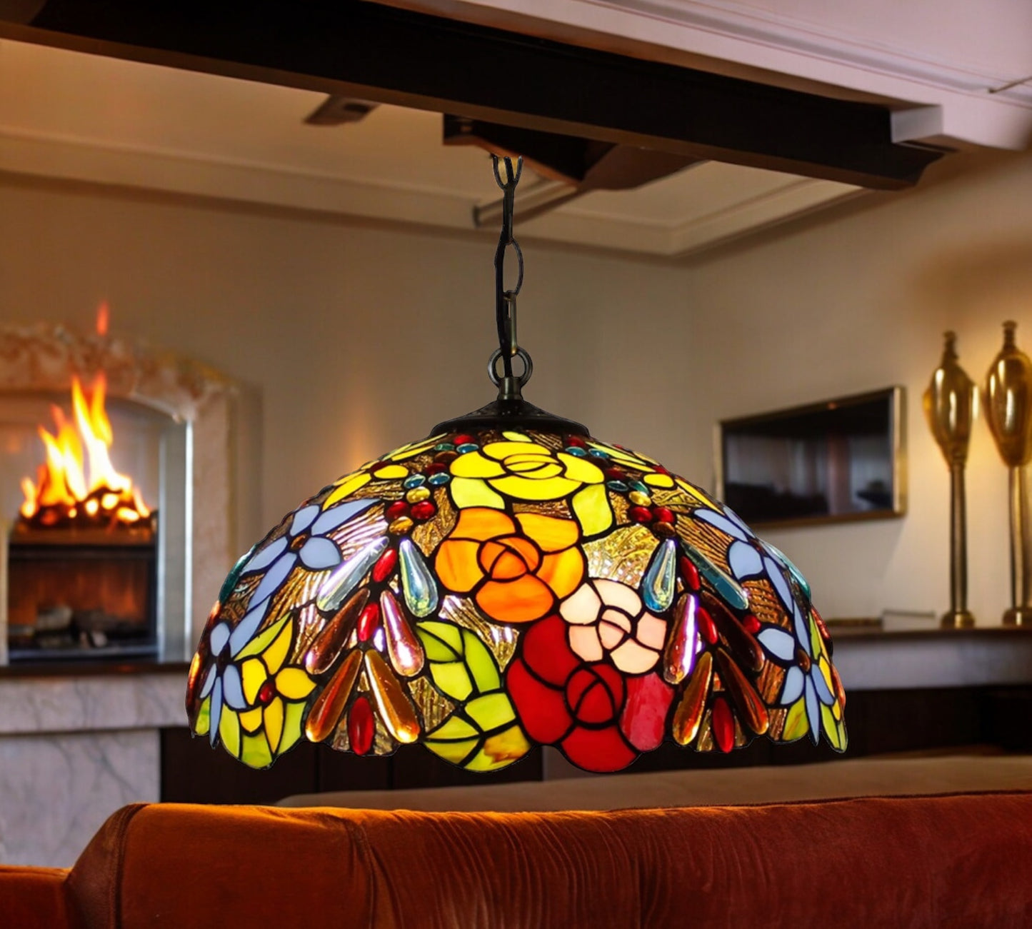 Tiffany Pendant Lamp 40cm shade (15016C)