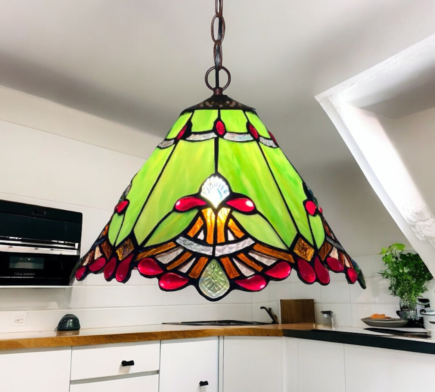 Tiffany Pendant Lamp 30cm shade (12001G_C)