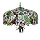 Tiffany Feather Crane Table Lamp 50cm Shade (15067)