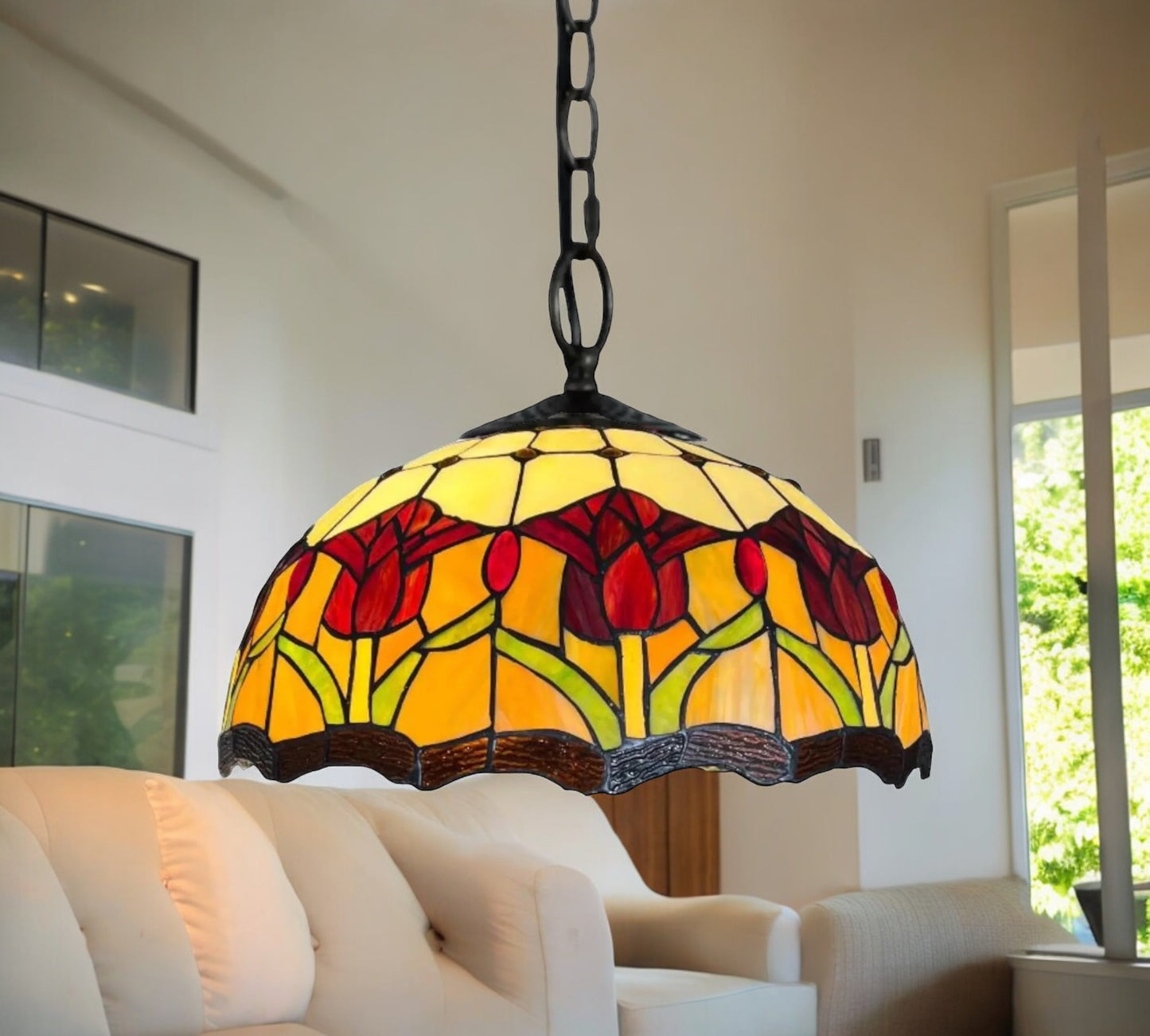 Tiffany Pendant Lamp 40cm shade (16030C)