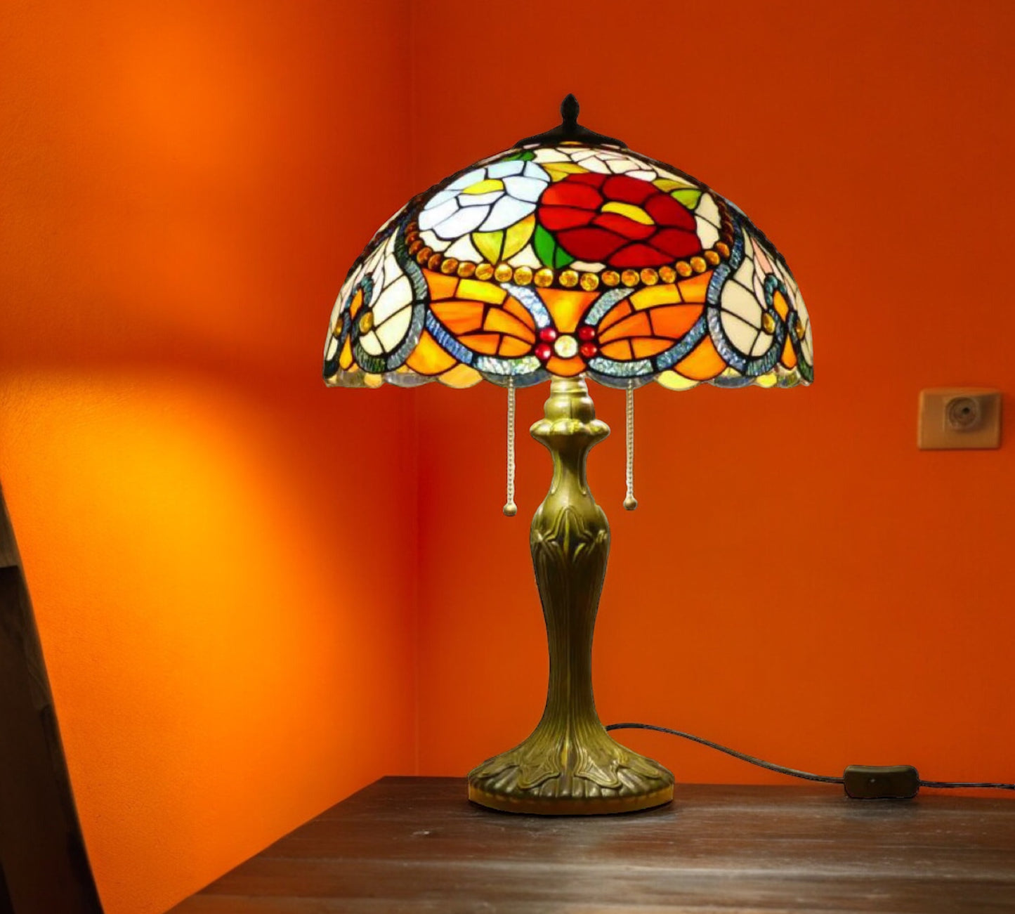 Tiffany Table Lamp 40cm Shade (15030)