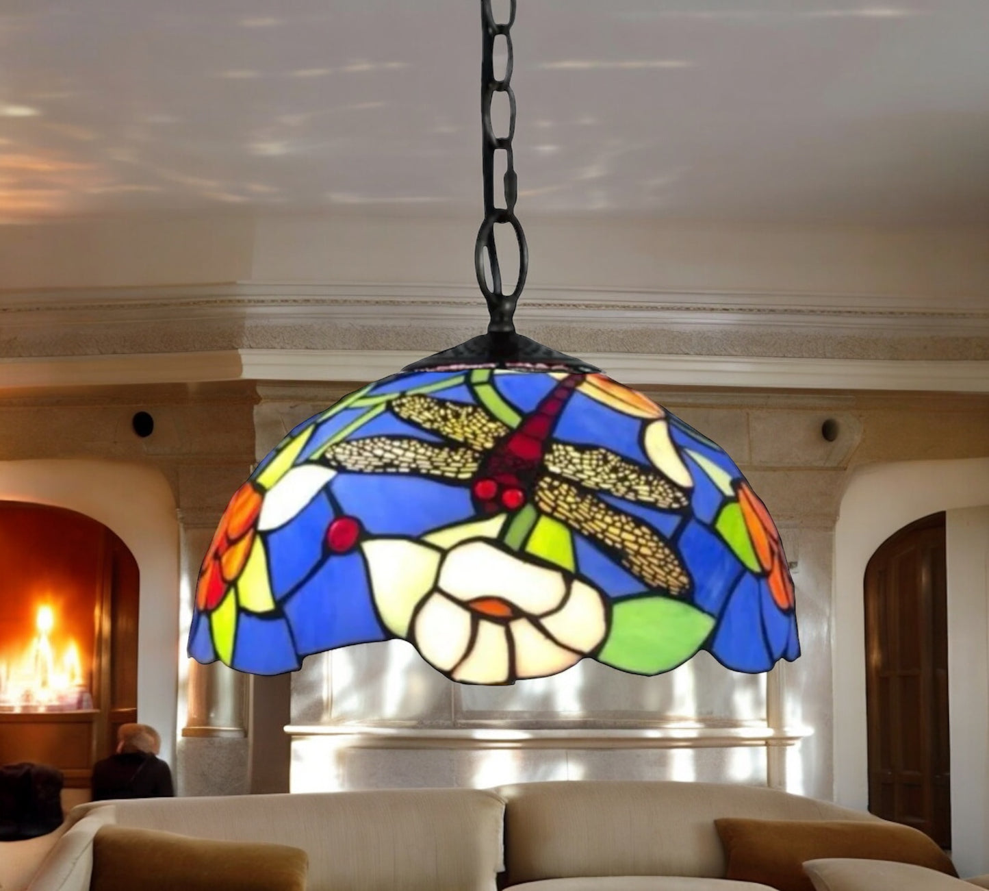 Tiffany Pendant Lamp 40cm shade (16029C)