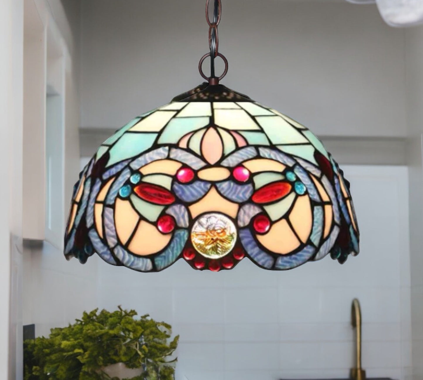 Tiffany Pendant Lamp 30cm shade (12089C)