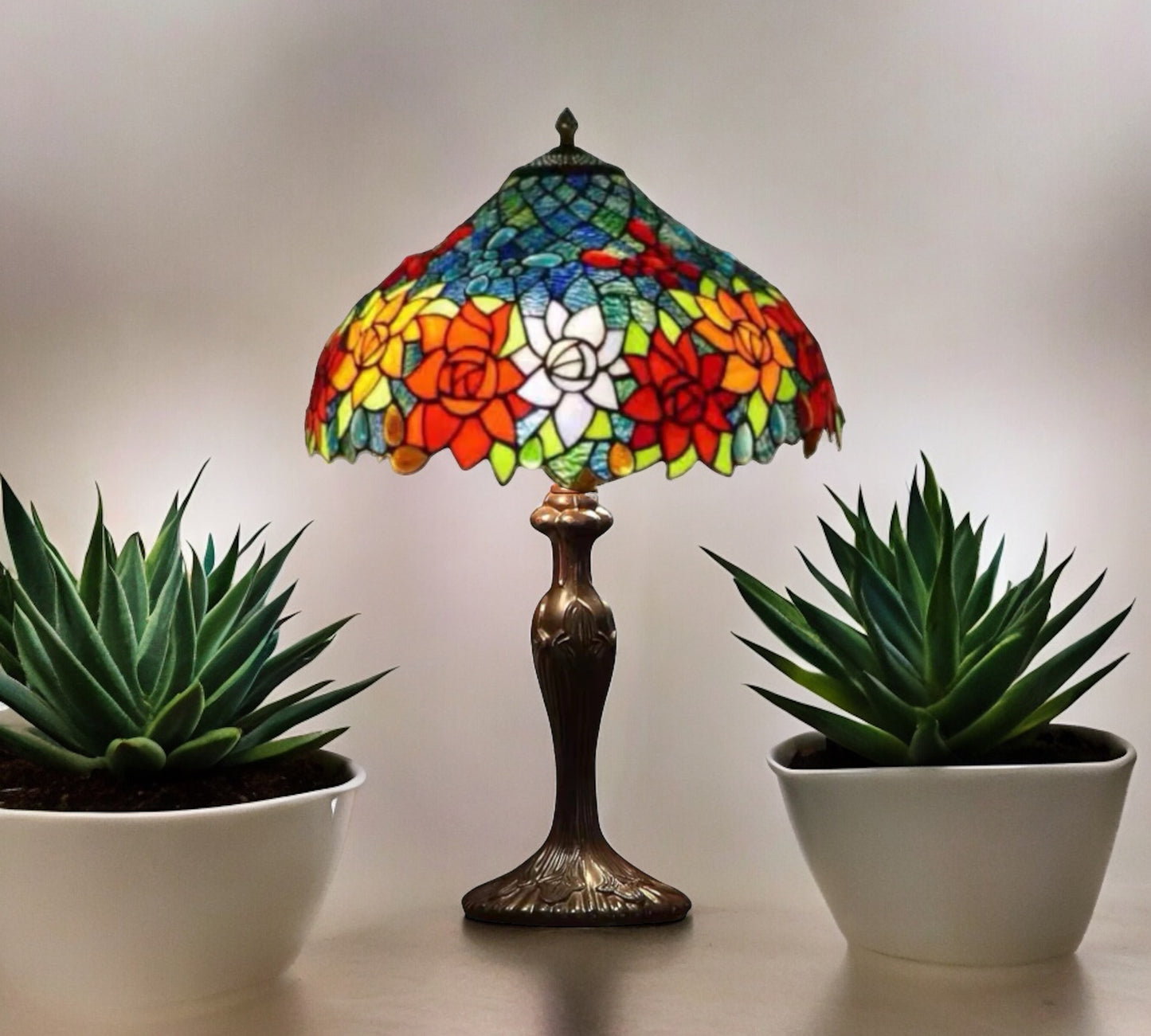 Tiffany Table Lamp 40cm Shade (15024)