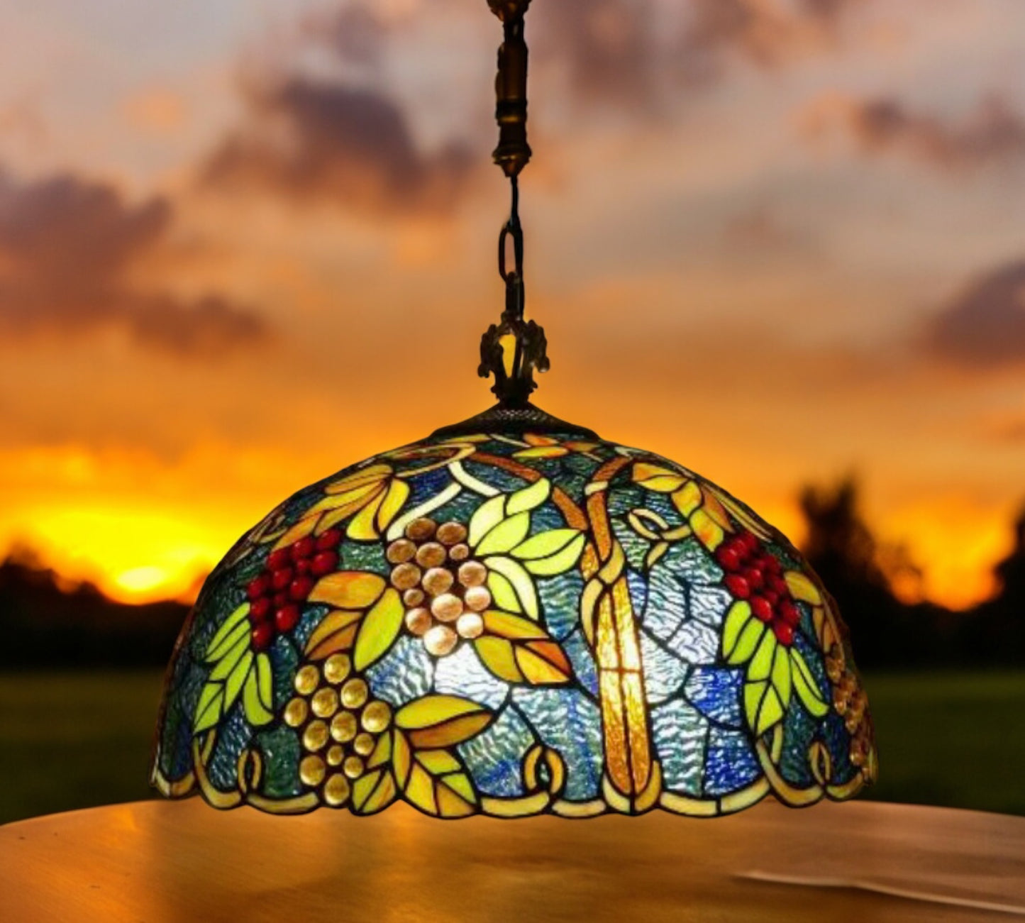 Tiffany Pendant Lamp 40cm shade (16937C)