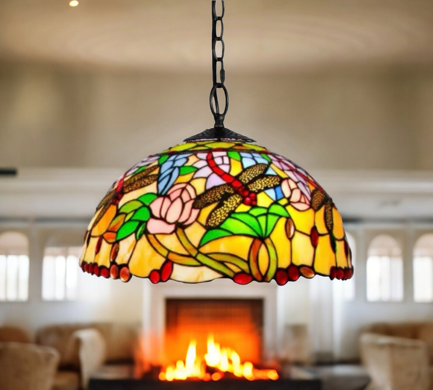 Tiffany Pendant Lamp 40cm shade (16941C)