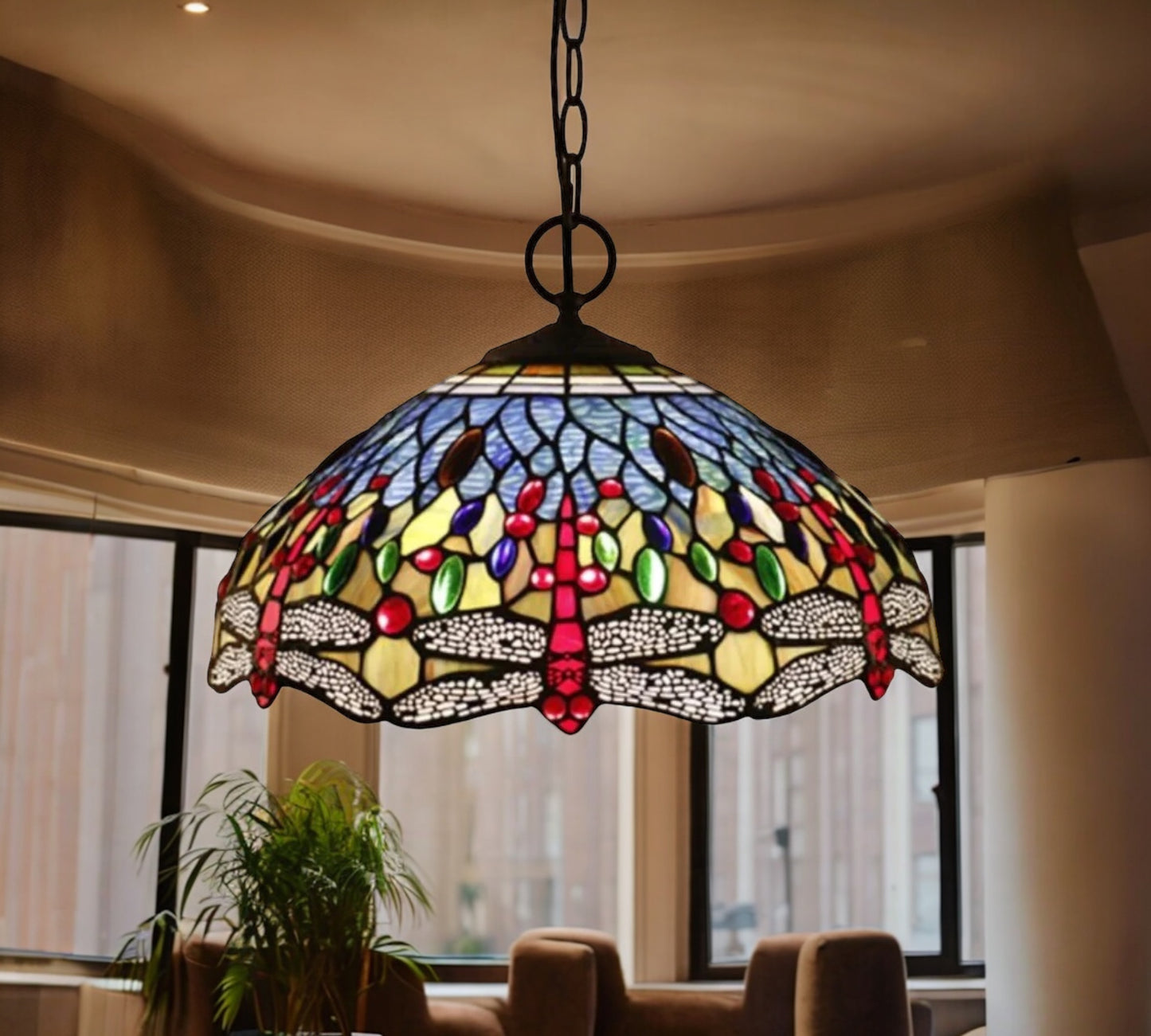 Tiffany Pendant Lamp 40cm shade (16031C)