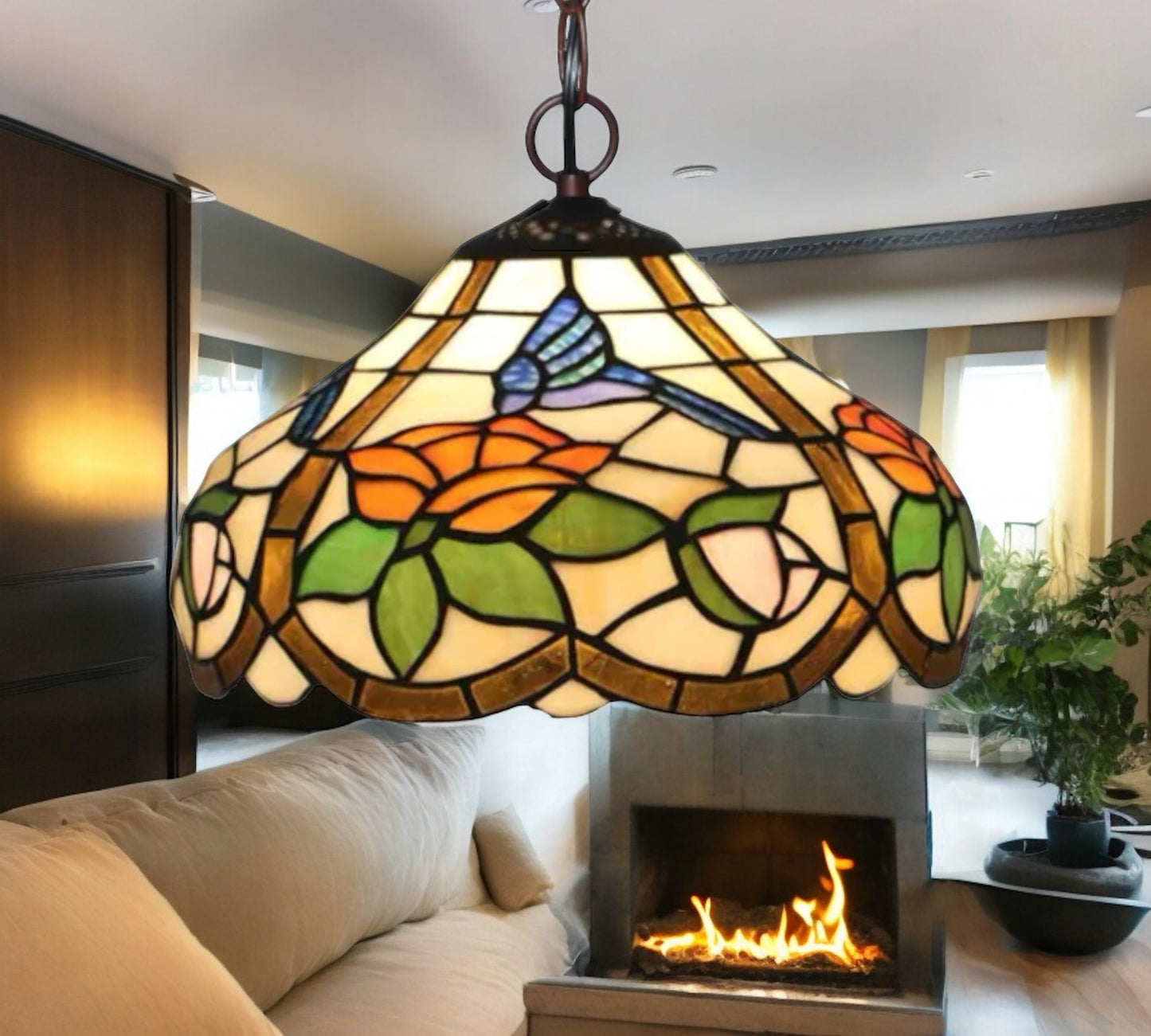 Tiffany Pendant Lamp 30cm shade (12092C)