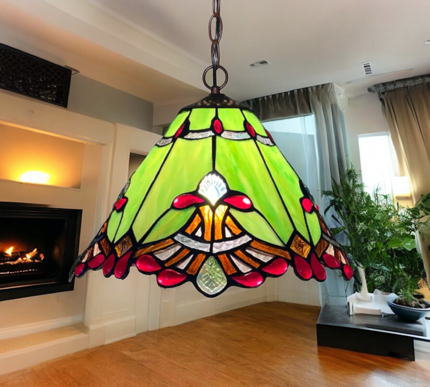 Tiffany Pendant Lamp 30cm shade (12001G_C)