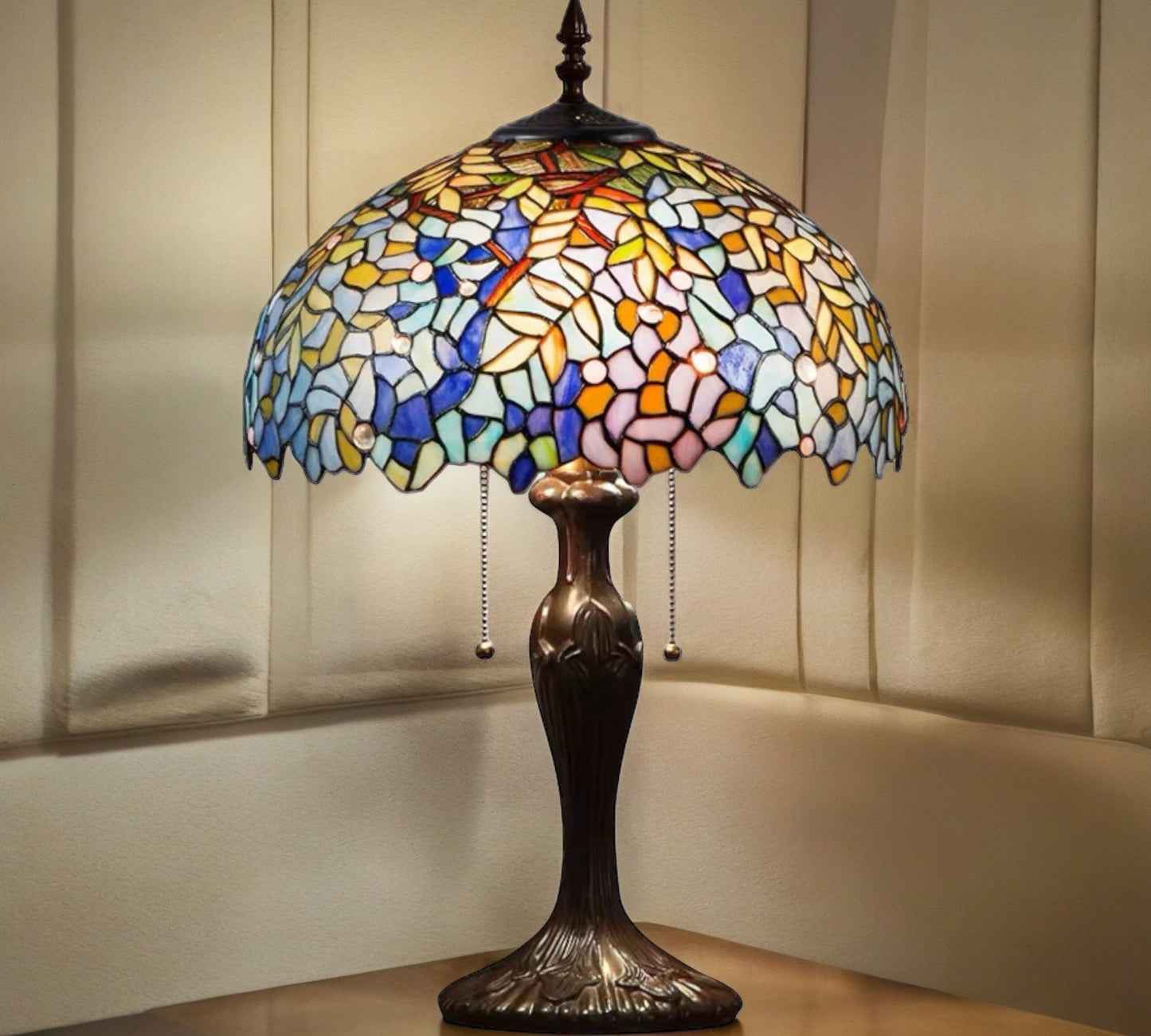 Tiffany Table Lamp 40cm Shade (16038C)