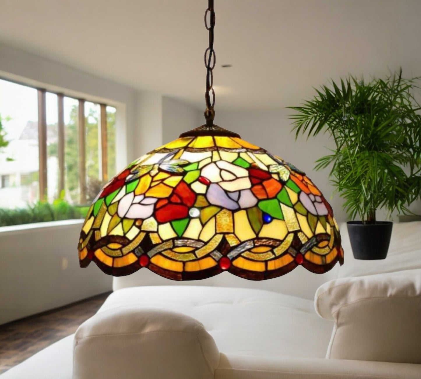 Tiffany Pendant Lamp 40cm shade (16072)