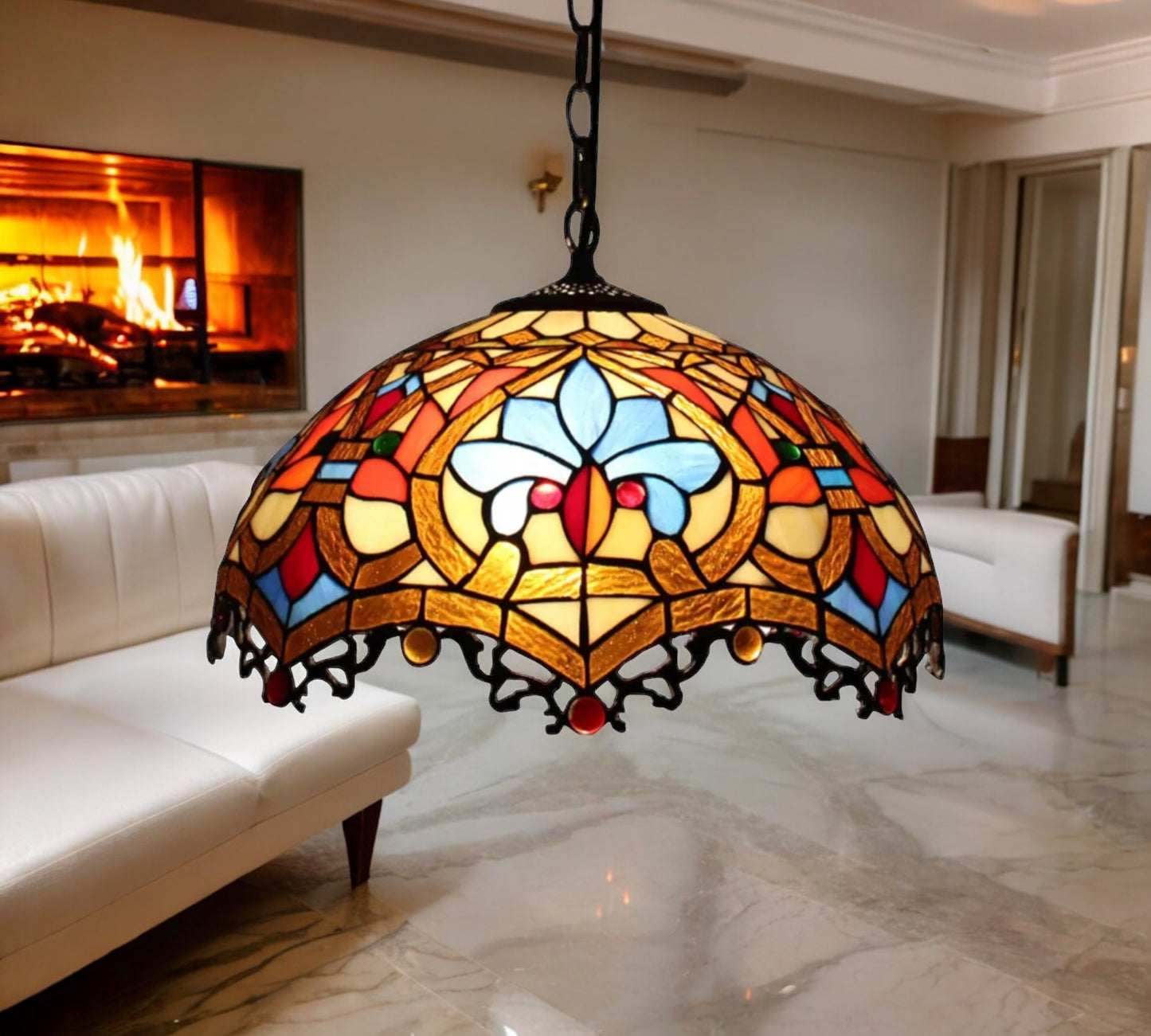 Tiffany Pendant Lamp 40cm shade (18006C)