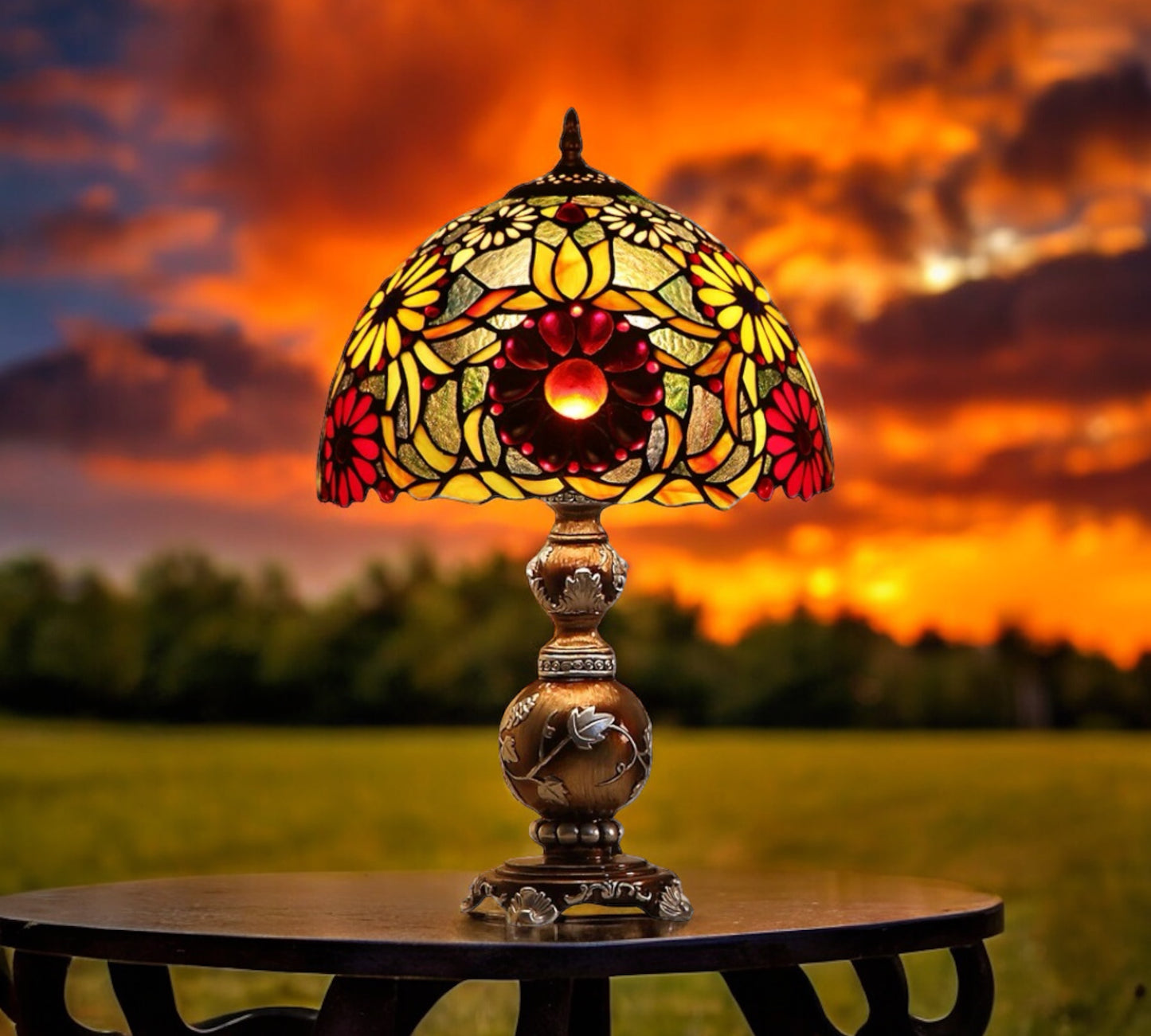 Tiffany Table Lamp (12078)