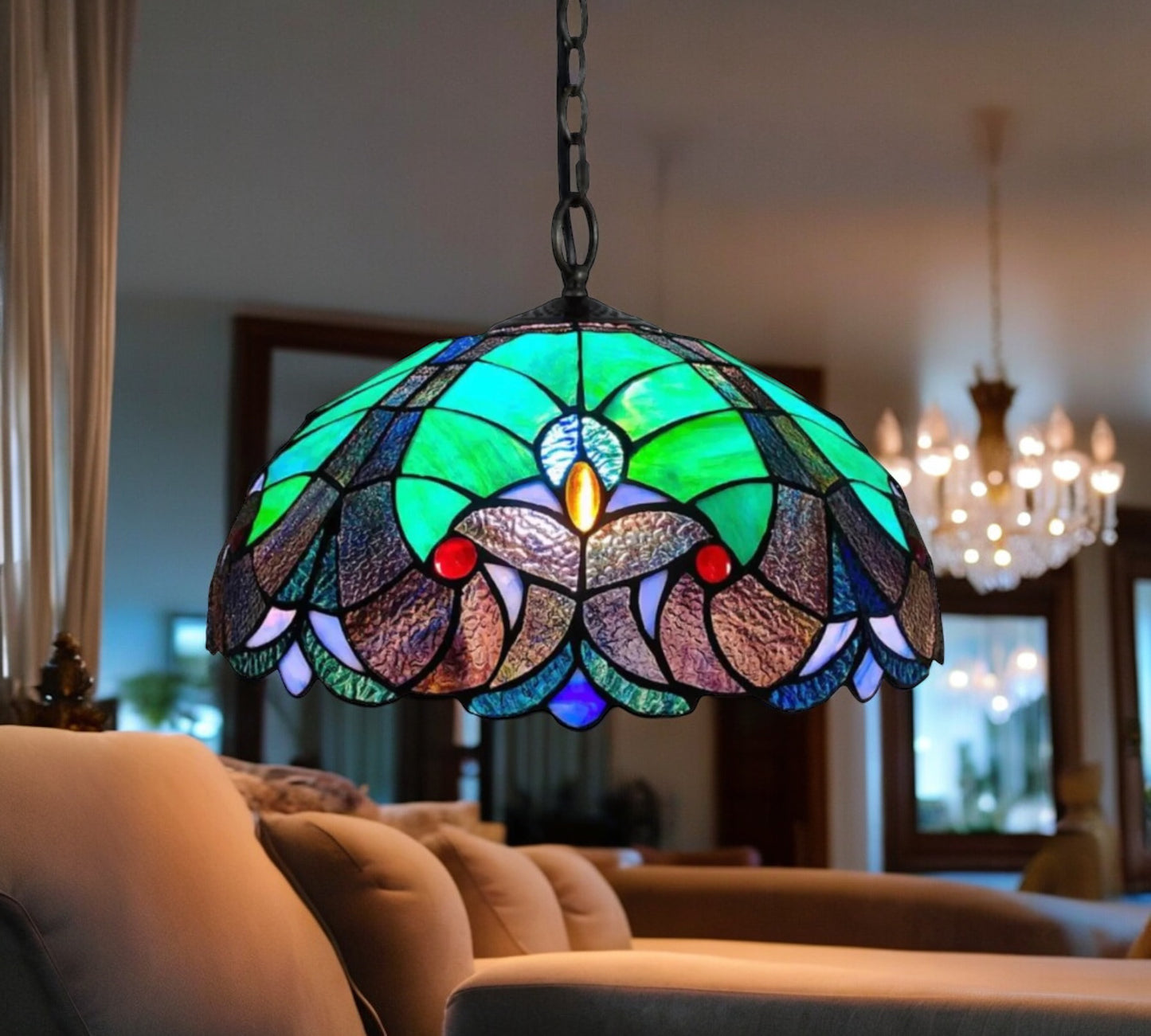 Tiffany Pendant Lamp 40cm shade (16013C)