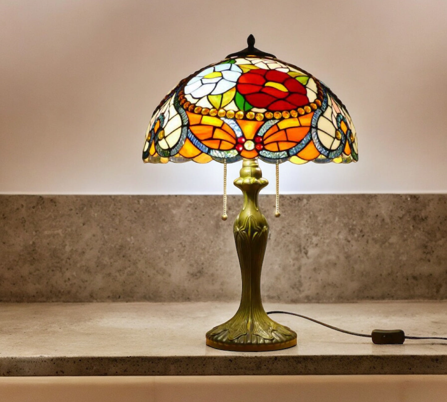 Tiffany Table Lamp 40cm Shade (15030)