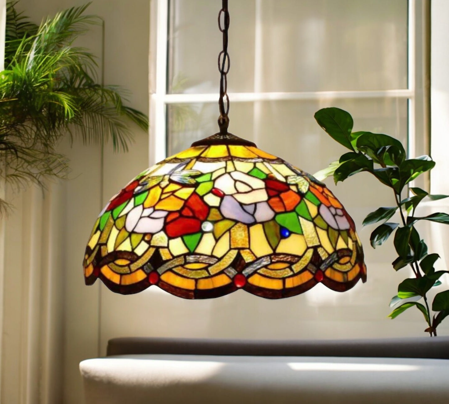 Tiffany Pendant Lamp 40cm shade (16072)