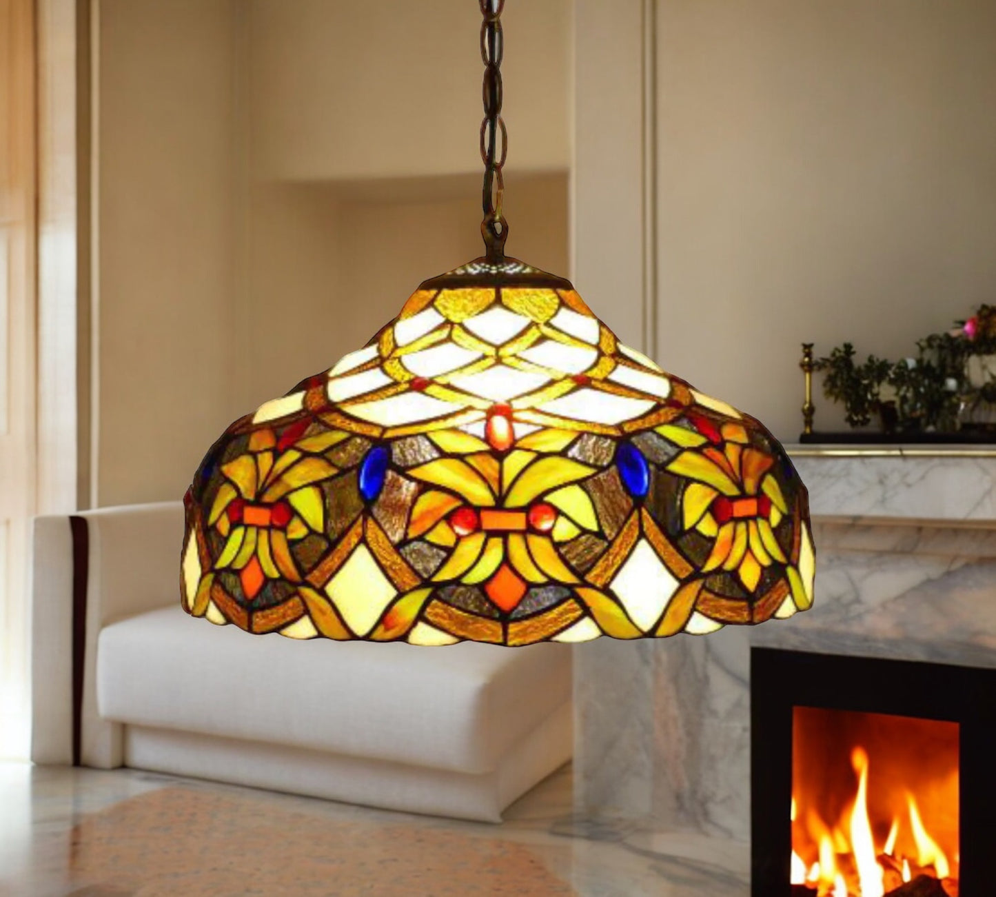 Tiffany Pendant Lamp 40cm shade (15009C)