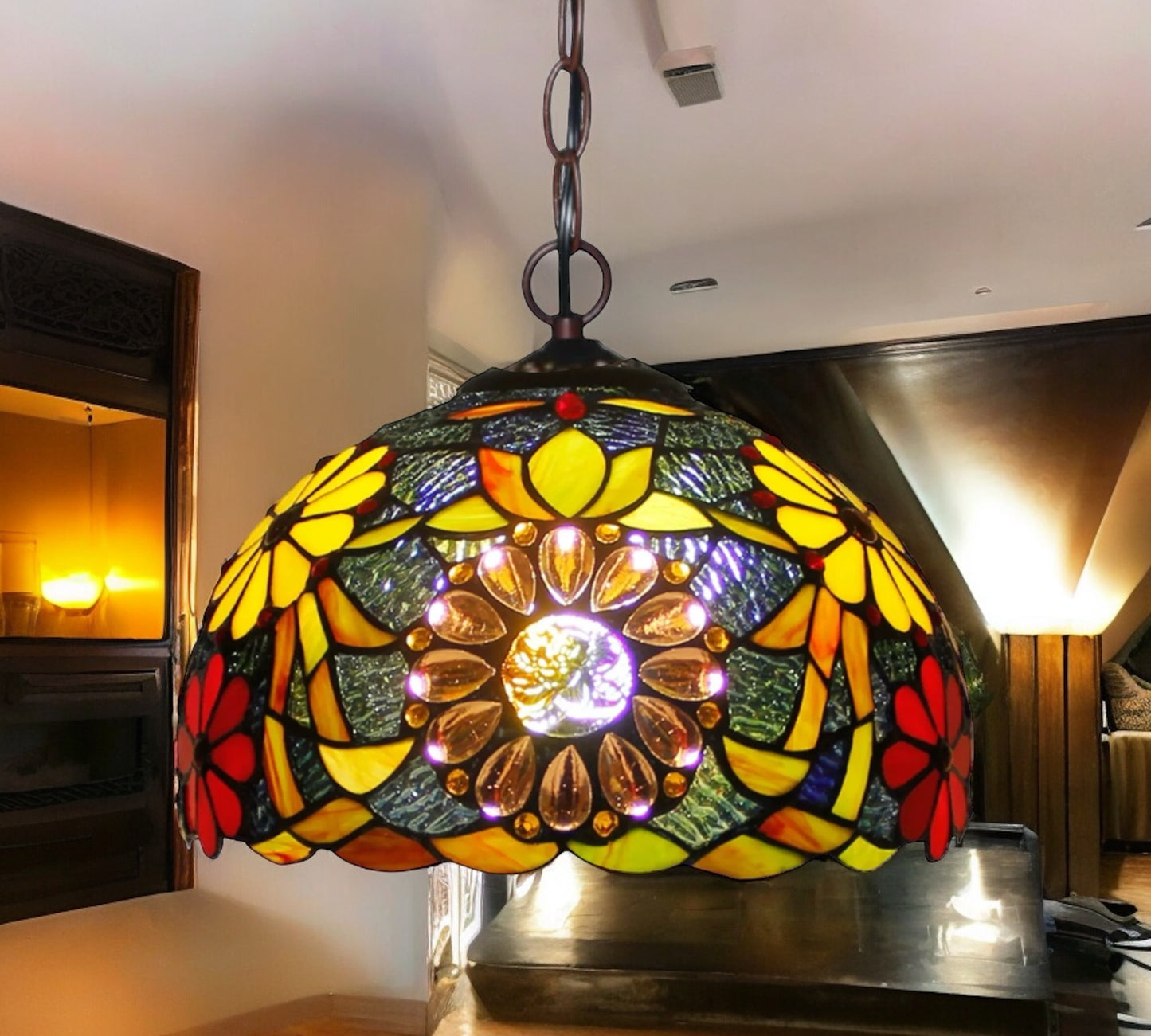 Tiffany Pendant Lamp 30cm shade (12096C)