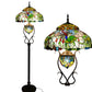 Tiffany Mother-Daughter Vase Floor Lamp X-LARGE 46cm Shade (15086)