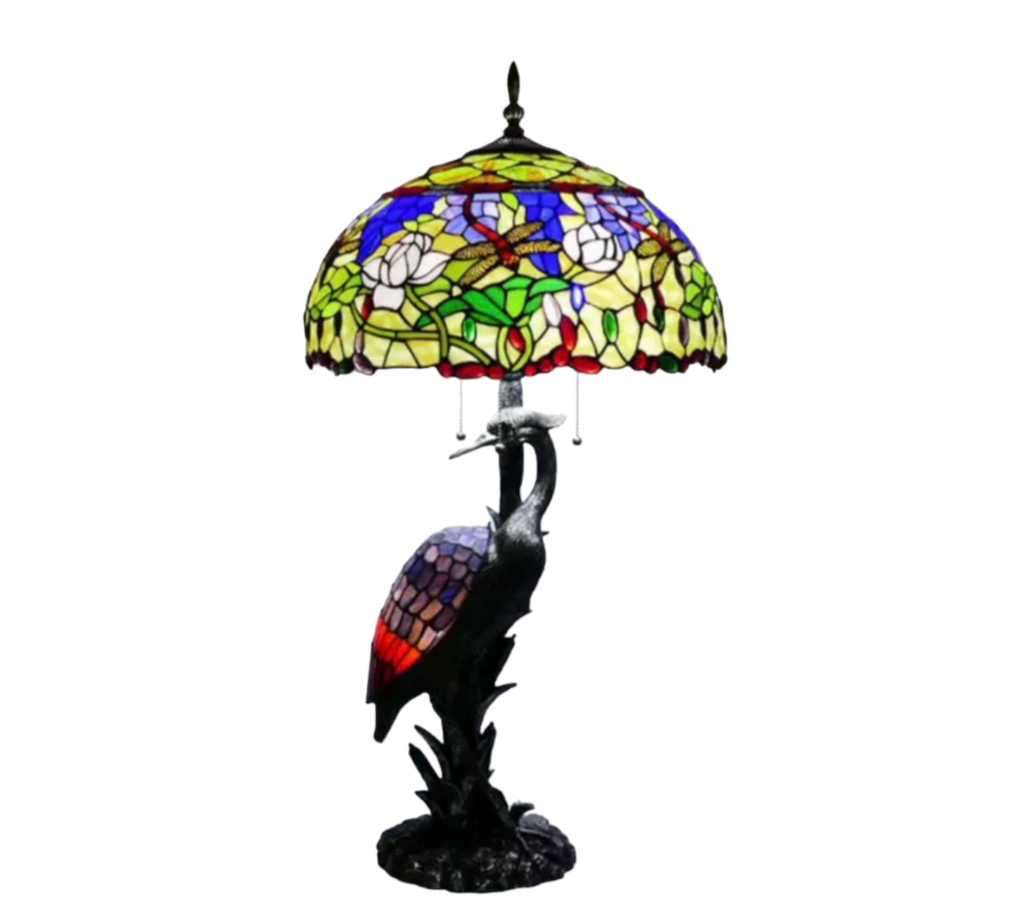 Tiffany Dragonfly Table Lamp 46cm Shade (15070)