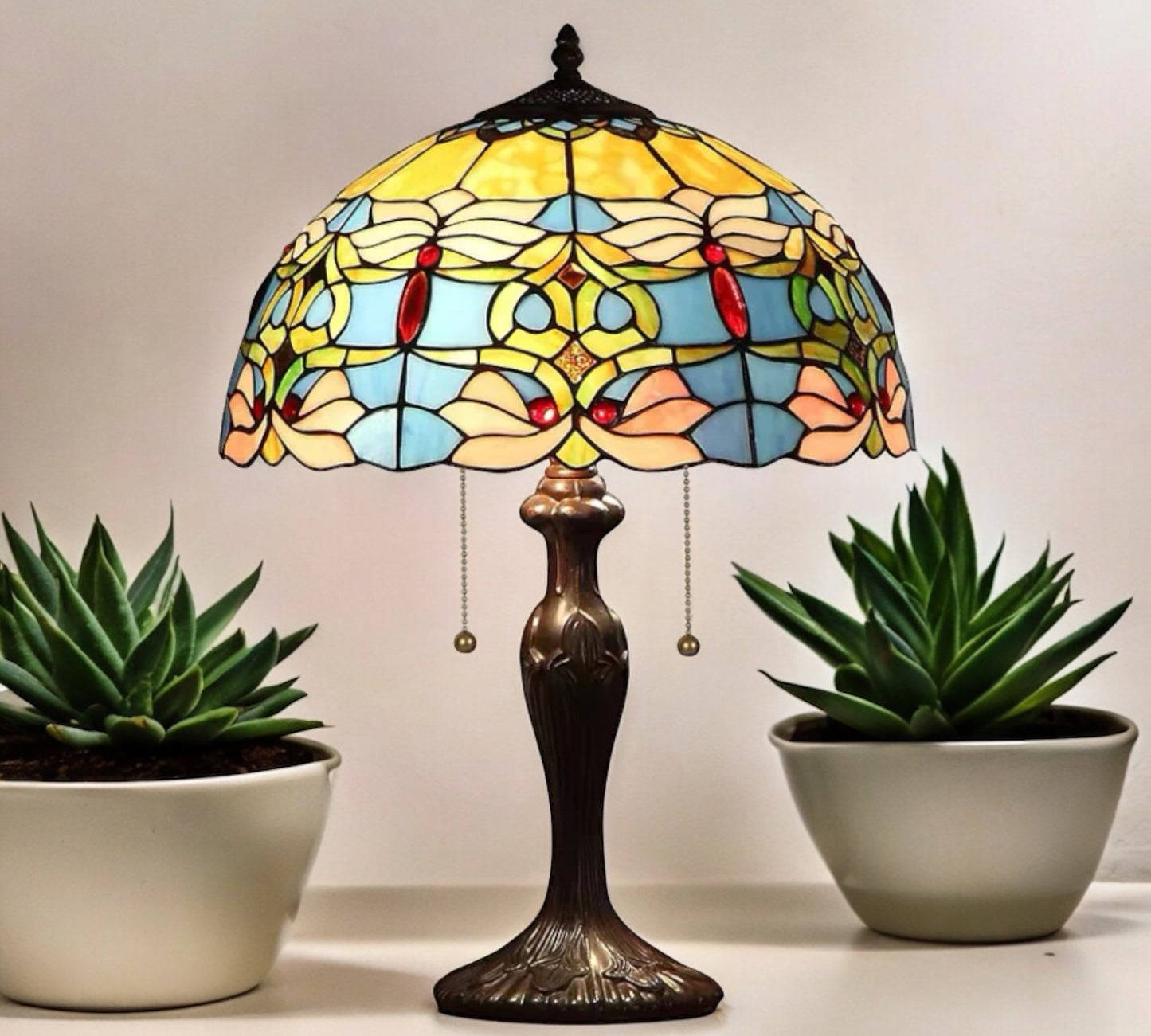 Tiffany Table Lamp 40cm Shade (15021)