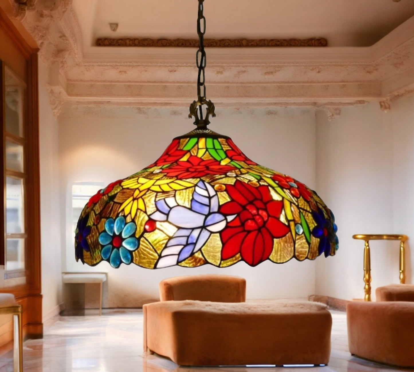 Tiffany Pendant Lamp 40cm shade (16111C)