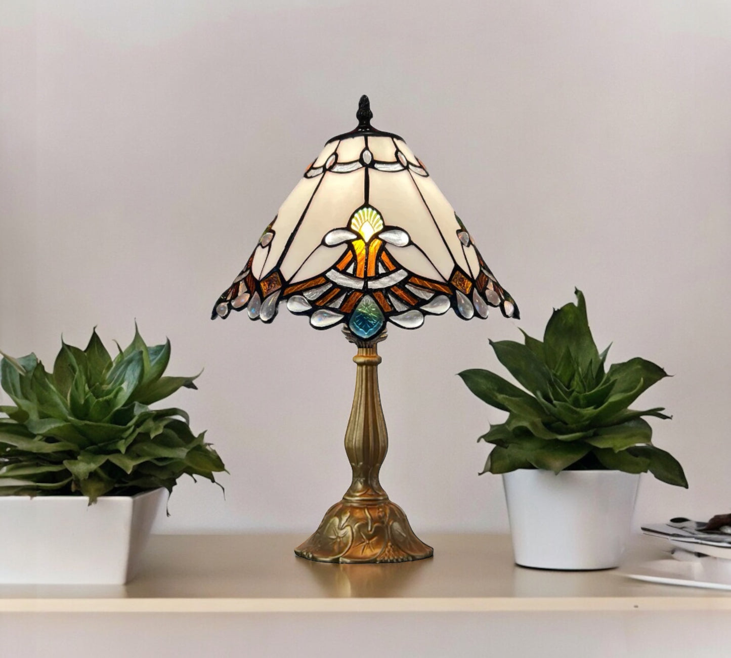 Tiffany Table Lamp (12001W)