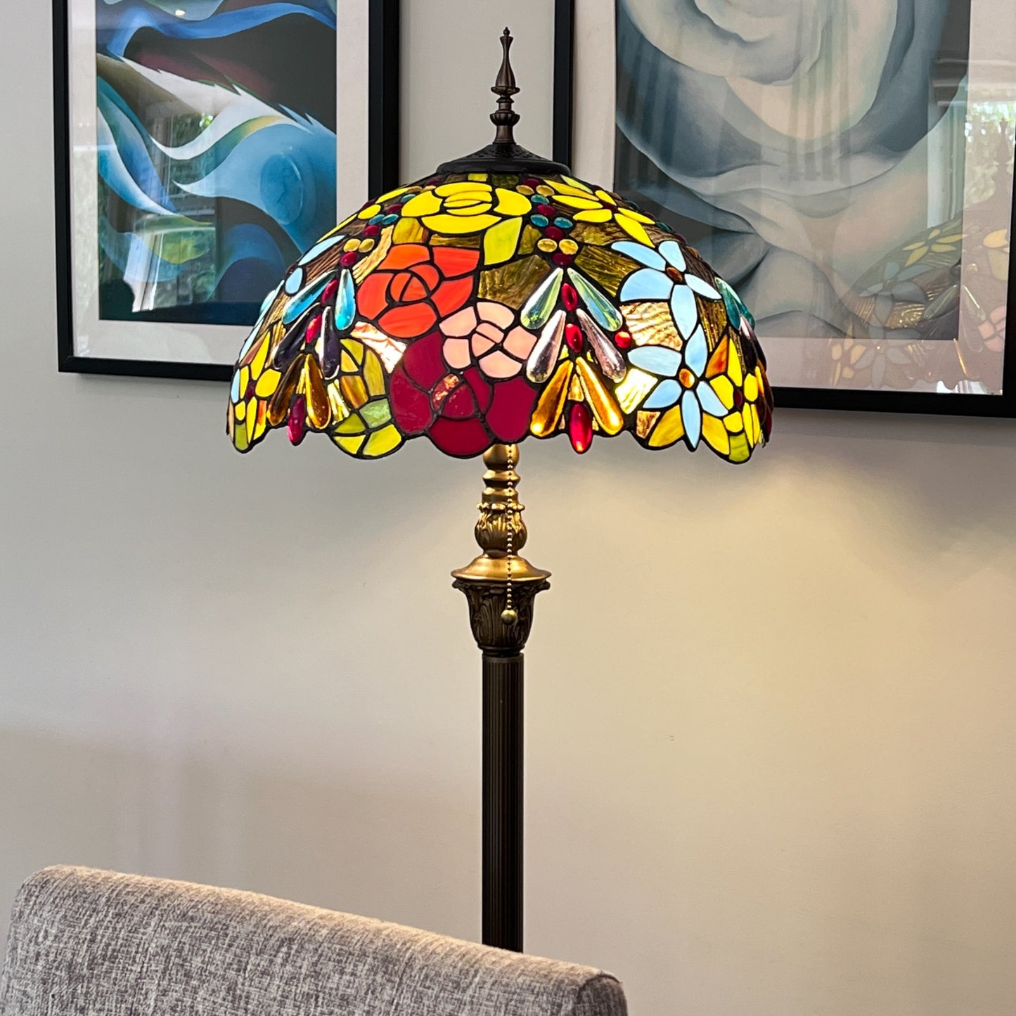 Tiffany Floor Lamp (16114)