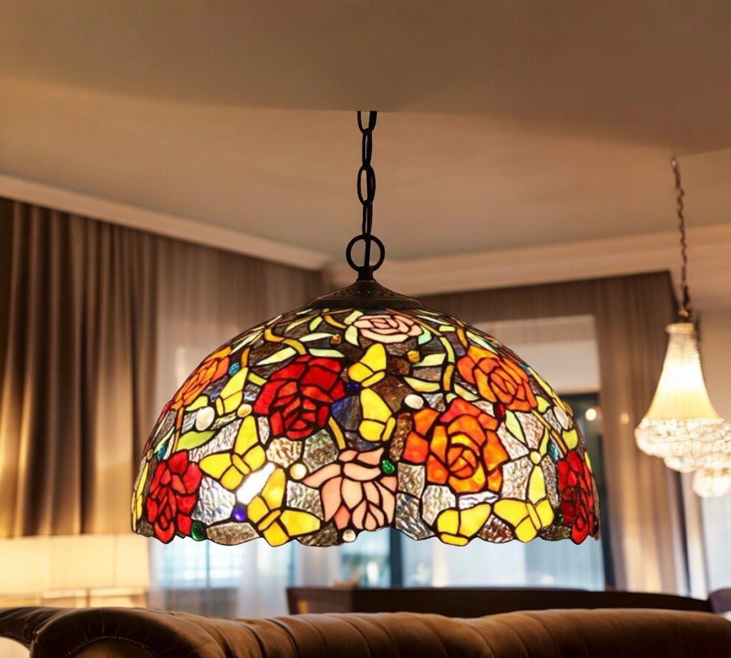 Tiffany Pendant Lamp 40cm shade (16074C)