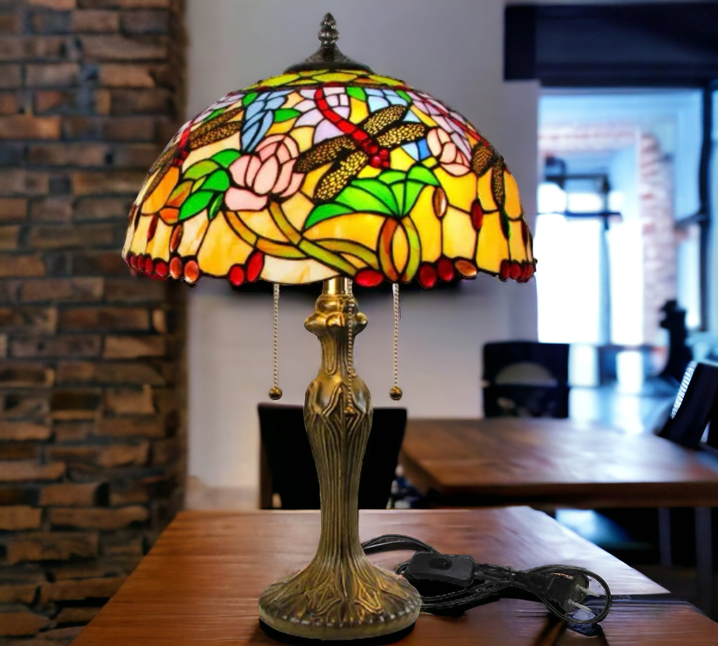 Tiffany Table Lamp 40cm Shade (15058)