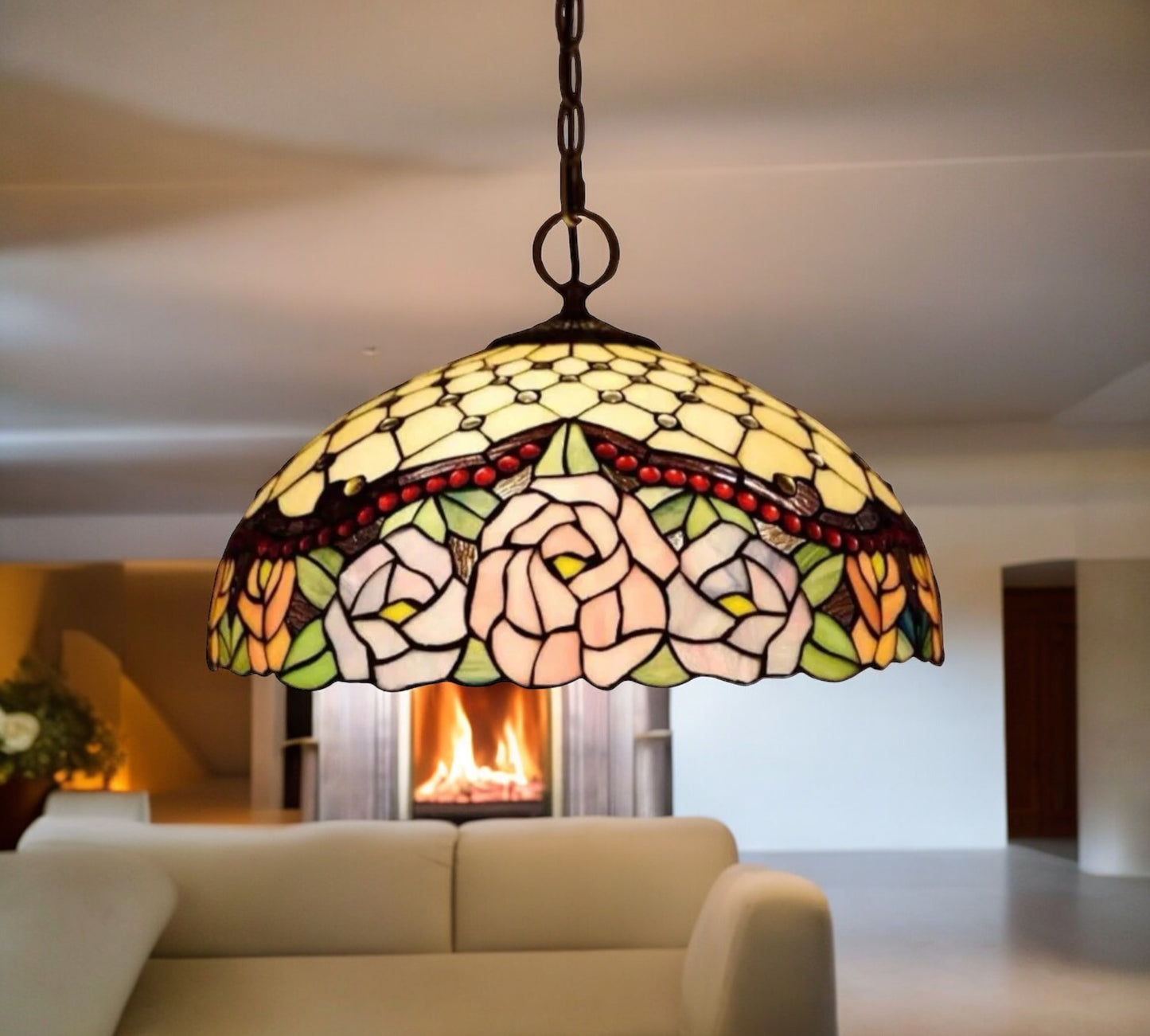 Tiffany Pendant Lamp 40cm shade (16032C)