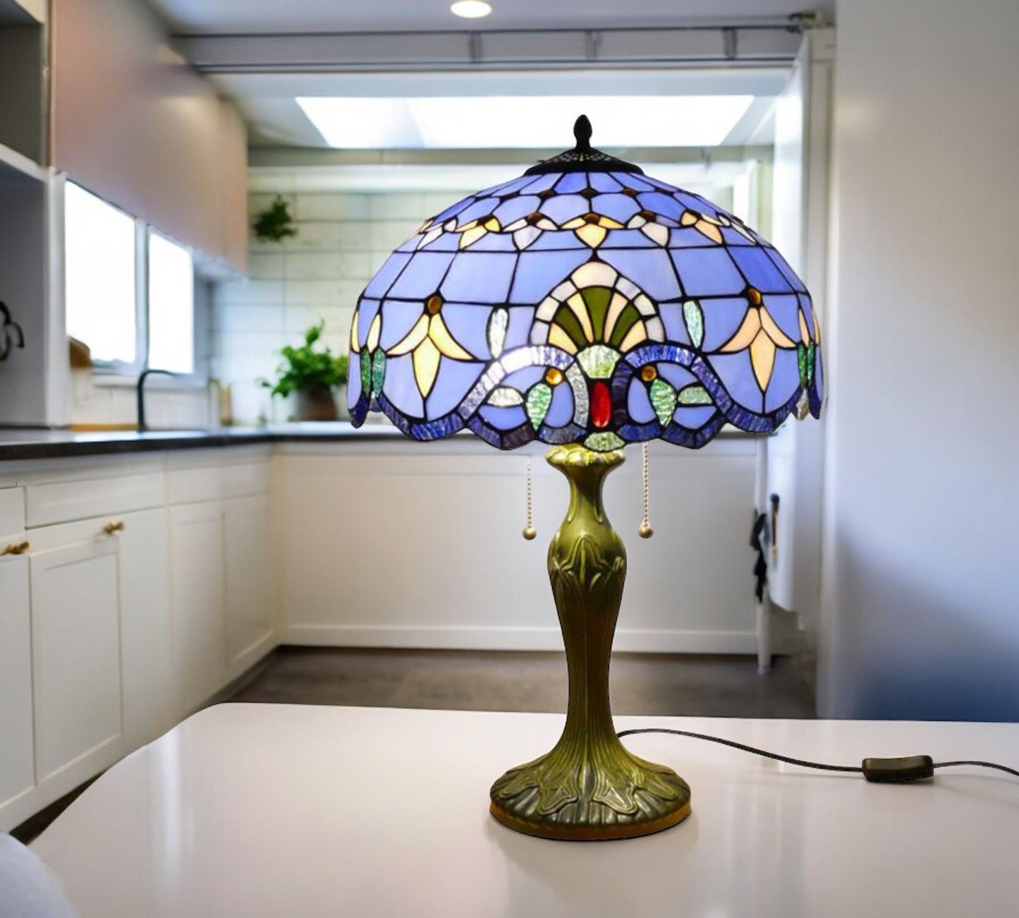 Tiffany Table Lamp 40cm Shade (15008)