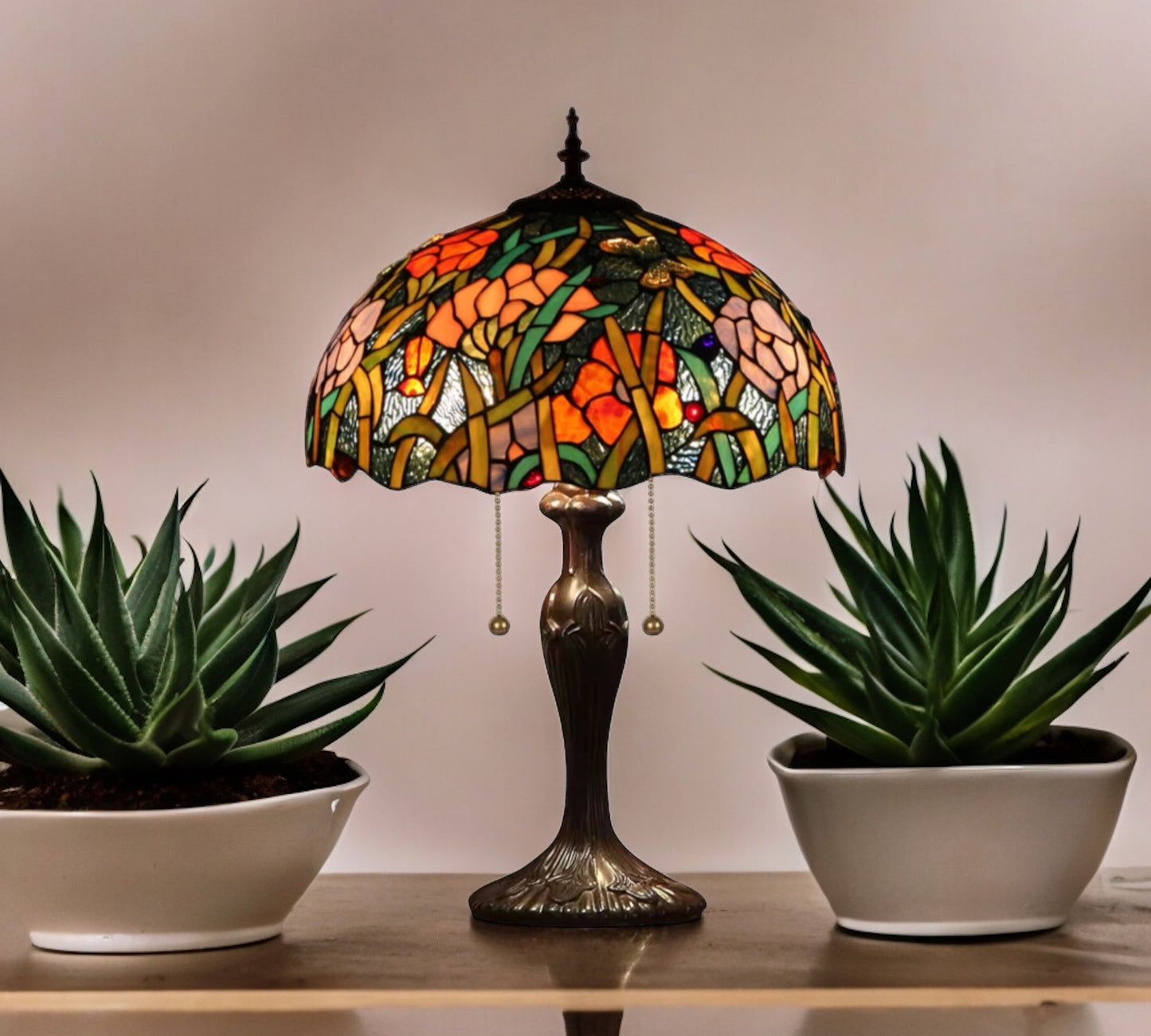 Tiffany Table Lamp 40cm Shade (15023)