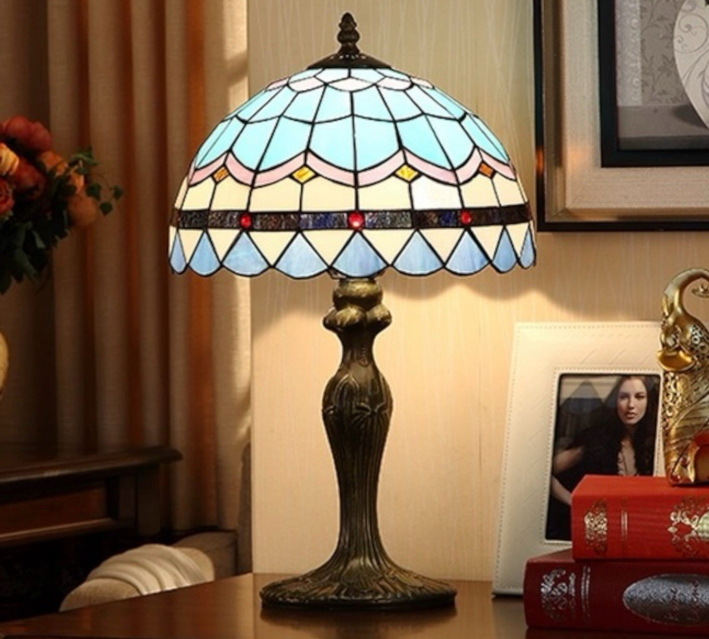 Tiffany Table Lamp 40cm Shade (15046)