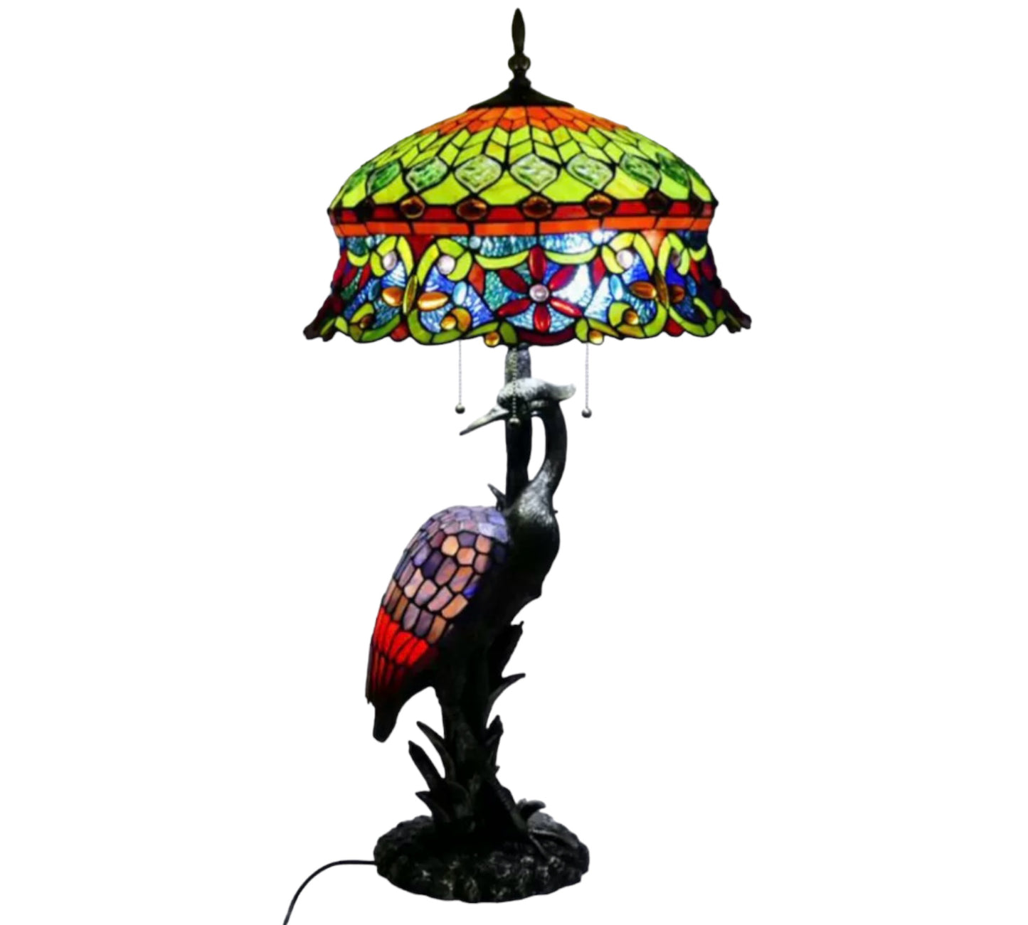 Tiffany Paradise Table Lamp 46cm Shade (15071)