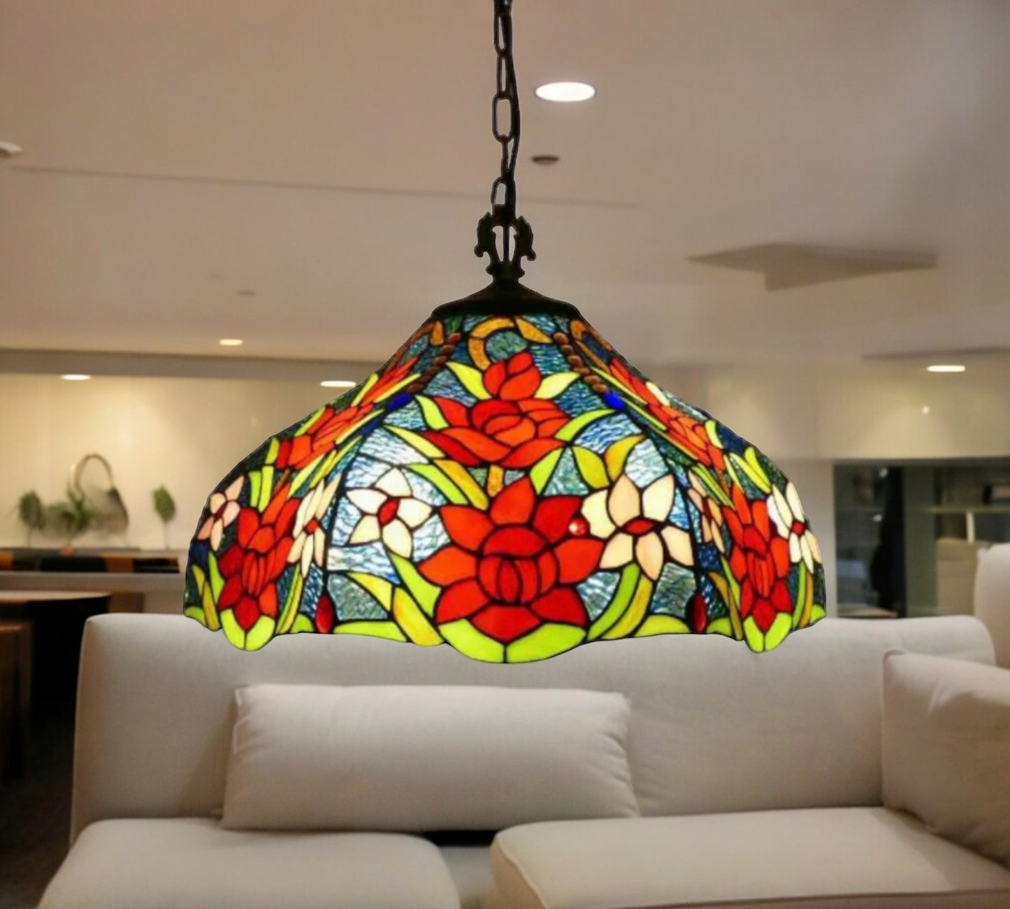 Tiffany Pendant Lamp 40cm shade (16118C)