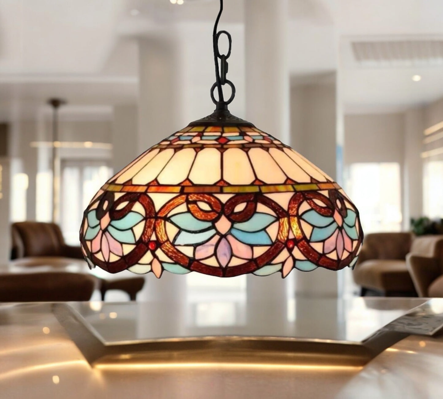 Tiffany Pendant Lamp 40cm shade (16045C)