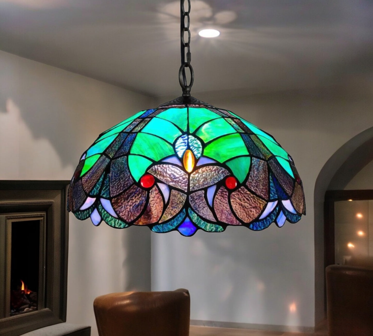 Tiffany Pendant Lamp 40cm shade (16013C)