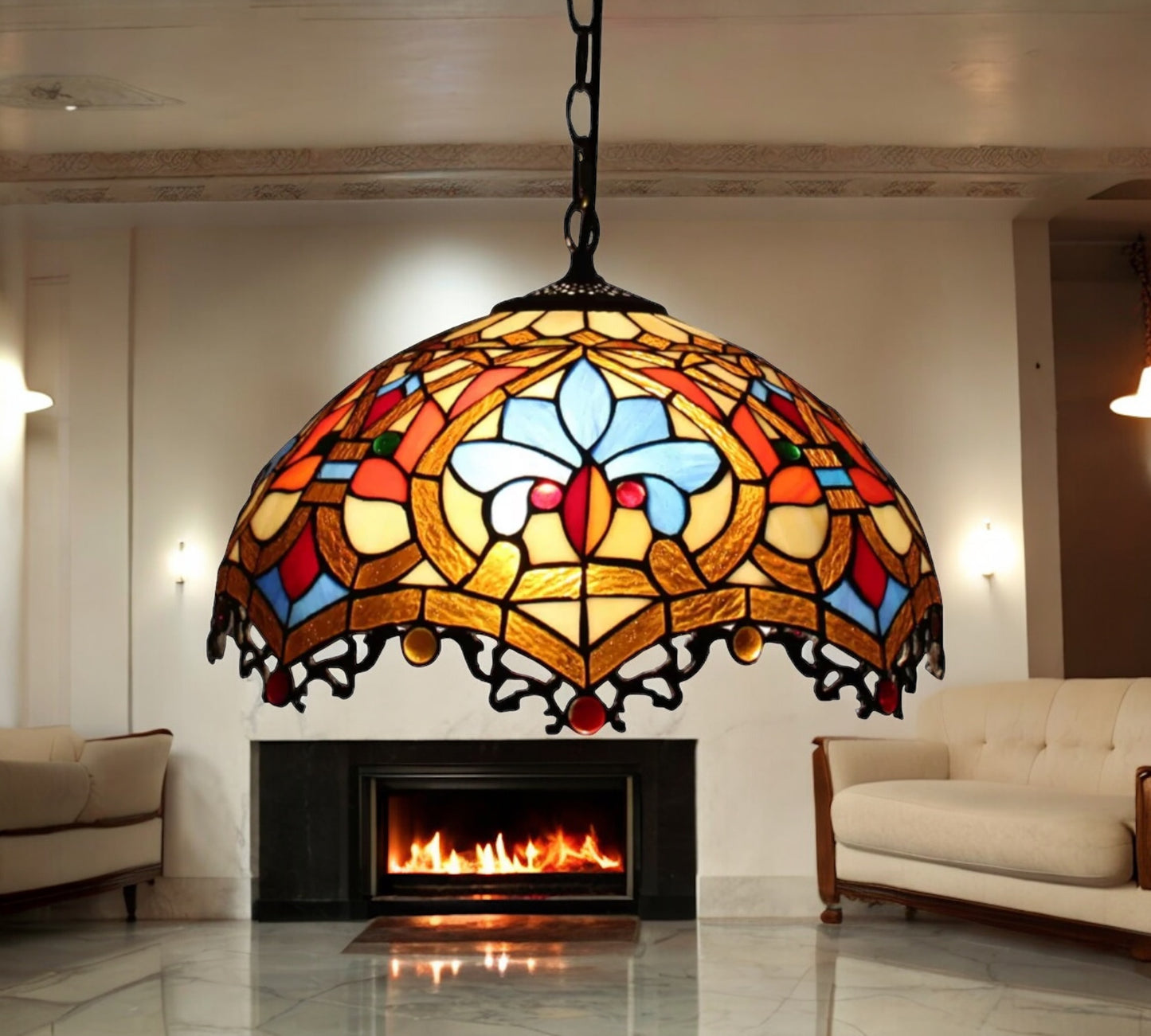 Tiffany Pendant Lamp 40cm shade (18006C)