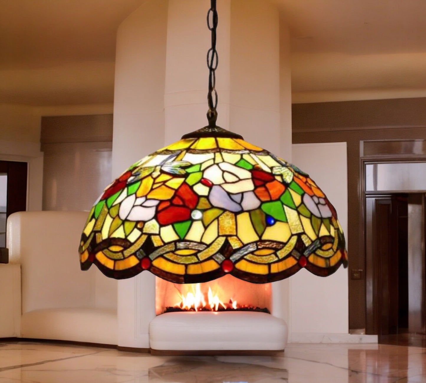 Tiffany Pendant Lamp 40cm shade (16072)