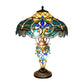 Tiffany Mother-Daughtser Vase Lamp 43cm Shade (15064)