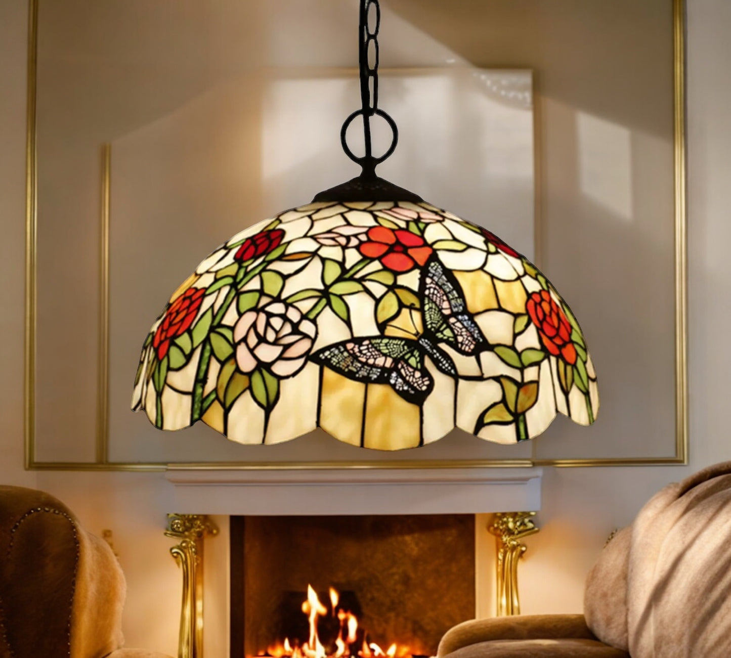 Tiffany Pendant Lamp 40cm shade (16023C)