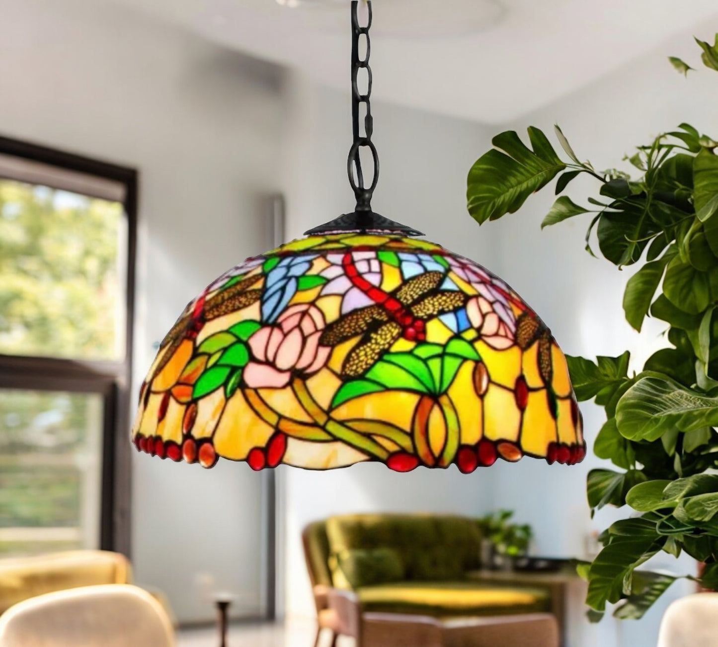 Tiffany Pendant Lamp 40cm shade (16941C)