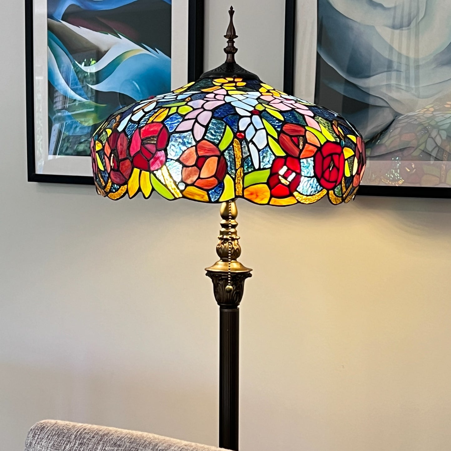 Tiffany Floor Lamp (16116)